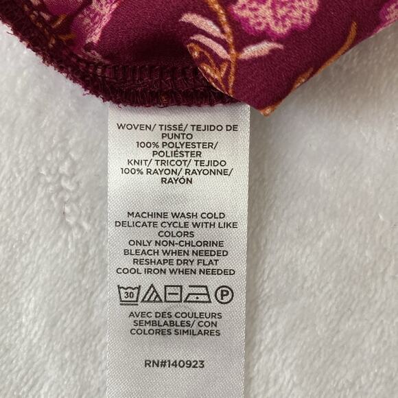 Loft Sleeveless Floral Airy Comfortable Top Blouse Shirt Size S - Picture 5 of 5